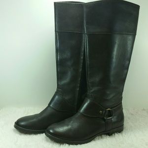 LRL Riding Boots Brown Bridle Ring With Straps 7M